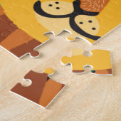 Zoo Wild Animal Oerwoud Safari Kids Verjaardag Legpuzzel (Zijkant)
