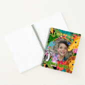 Zoo Wild Animal Oerwoud Safari Kids Verjaardag Notitieboek (Binnen)