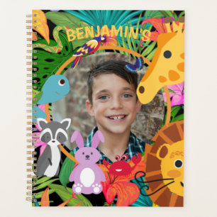 Zoo Wild Animal Oerwoud Safari Kids Verjaardag Planner