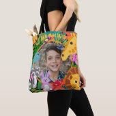 Zoo Wild Animal Oerwoud Safari Kids Verjaardag Tote Bag (Dichtbij)
