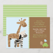 Zoödieren Kaart (Voorkant / Achterkant)