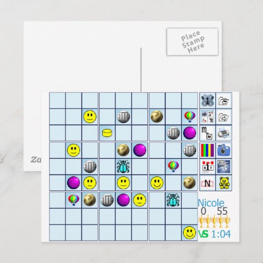 Zoodokoo Zazzle Briefkaart (Voorkant / Achterkant)