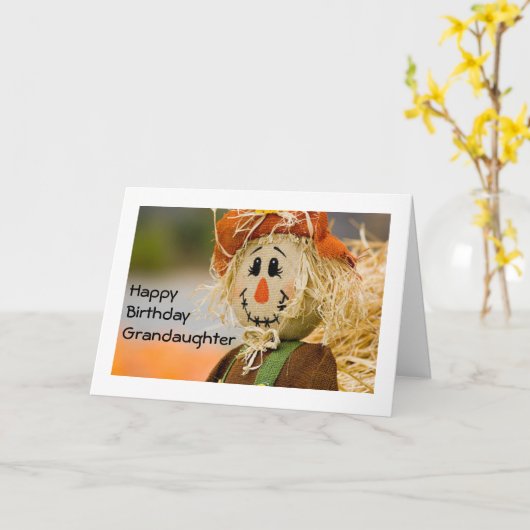 Zoogdag ***GRANDDAUGHER *** Kaart (Gele Bloem)