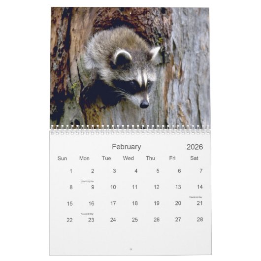 Zoogdieren 2 Wildlife Kalender 2021 (Feb 2026)