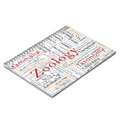 Zoogdieren in Typografie Notitieboek (Linkerzijde)