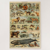  zoogdieren Oude illustratie Legpuzzel (Verticaal)
