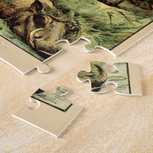  zoogdieren Oude illustratie Legpuzzel (Zijkant)