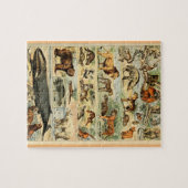  zoogdieren Oude illustratie Legpuzzel (Horizontaal)