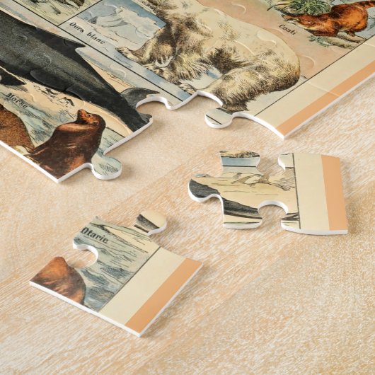  zoogdieren Oude illustratie Legpuzzel (Zijkant)