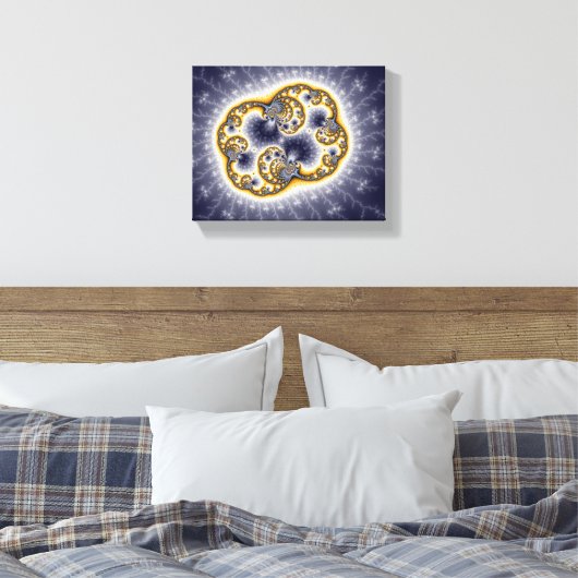 Zooh - Fractal Canvas Afdruk (Insitu (Slaapkamer))