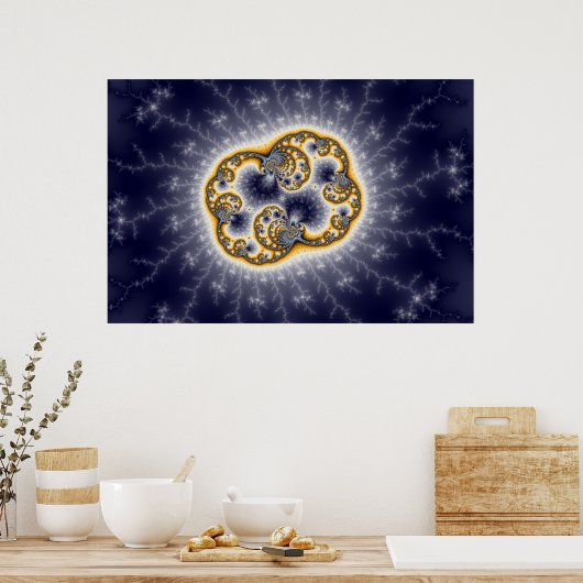 Zooh - Fractal Poster (Keuken)