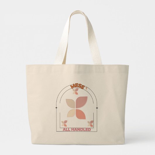 Zooitje? Alles afgehandeld! – Leuke en praktische Grote Tote Bag (Achterkant)