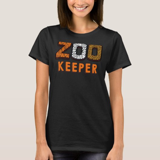 Zookeeper African Savanna Animal Wild Safari T-shirt (Voorkant)
