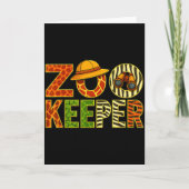 Zookeeper Animals Safari Zoo Keeper Costume Adult Kaart (Voorkant)