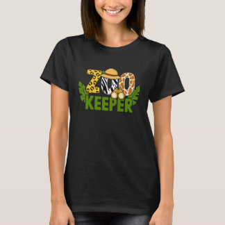 Zookeeper Animals Zoo Wildlife Jungle Safari Savan T-shirt