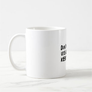 Zookeeper Art Print "Laat me mijn dier niet gebrui Koffiemok