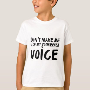 ZooKeeper Art Print "Laat me mijn zooKeeper niet g T-shirt