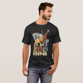 Zookeeper Costume African Animals Savanna Zoo Keep T-shirt (Voorkant volledig)