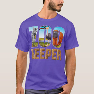 Zookeeper Costume African Savanna Zoo Keeper Anima T-shirt