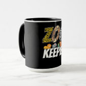 Zookeeper Costume African Savanna Zoo Lover Gift Mok (Voorkant links)