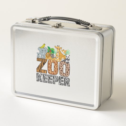 Zookeeper Costume Zebra Wild Print African Animal (Voorkant)