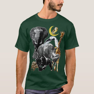 Zookeeper Costuum Oerwouden Safari Birthday T T-shirt
