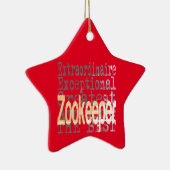 Zookeeper Extraordinaire Keramisch Ornament (Rechts)