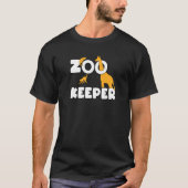 Zookeeper Giraffe Animals Zoo Zookeeping T-shirt (Voorkant)