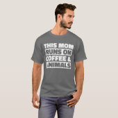 Zookeeper Koffie Moeder Mam Vriend T-shirt (Voorkant volledig)