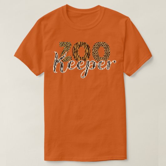 Zoökeeper kostuum Wild Print Afrikaanse dieren Sav T-shirt (Design voorkant)
