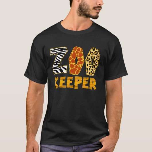 Zookeeper Kostuum Zoo Keeper Afrikaanse Safari Tri T-shirt (Voorkant)