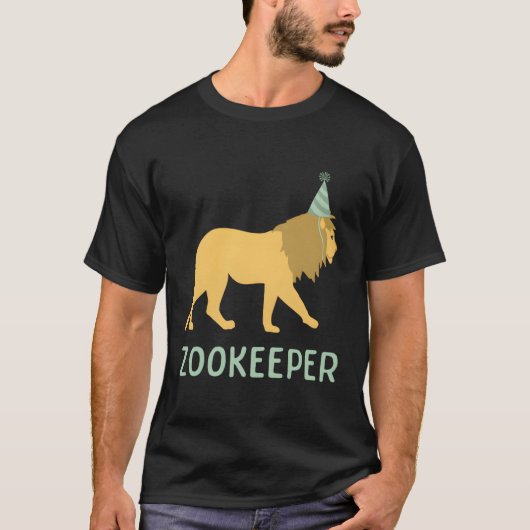 Zoökeeper Leeuw Py Animal T-shirt (Voorkant)