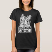 Zookeeper-modus op Wilde Dierenhouder Zoological Z T-shirt (Voorkant)