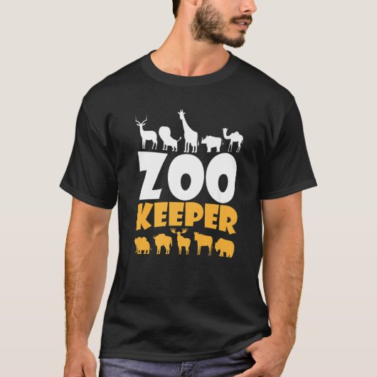 Zookeeper Safari Animal Wildlife Zoologisten Savan T-shirt (Voorkant)