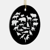 Zookeeper Safari Keramisch Ornament (Rechts)