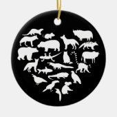 Zookeeper Safari Keramisch Ornament (Voorkant)