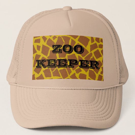 Zookeeper Trucker Pet (Voorkant)