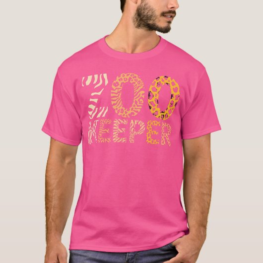 Zookeeper Zoo Animals Safari Zoo Keeper - design T-shirt (Voorkant)