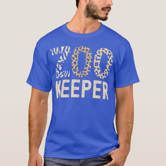 Zookeeper Zoo Animals Safari Zoo Keeper - print 1 T-shirt (Voorkant)