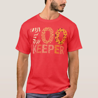 Zookeeper Zoo Animals Safari Zoo Keeper - vintage  T-shirt