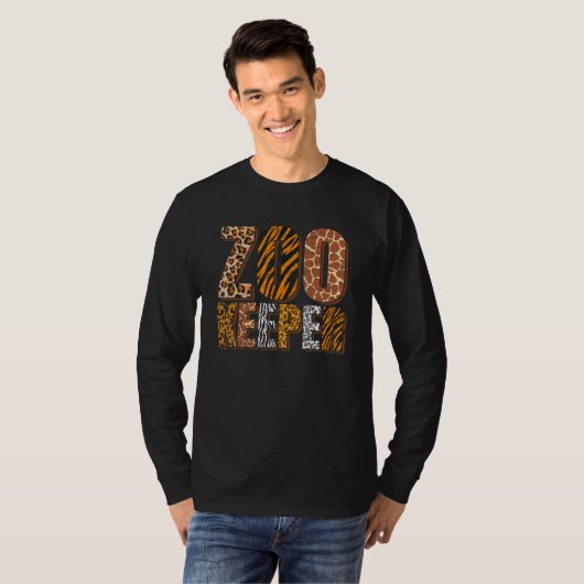 Zookeeper Zoo Keeper Zoologist_1 T-shirt (Voorkant volledig)