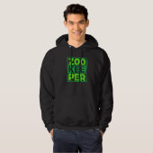 Zookeeper Zookeepping Keeping Zoo Keeper Job Hoodie (Voorkant volledig)