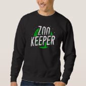 Zookeeper Zookeepping Keeping Zoo Keeper Job Trui (Voorkant)