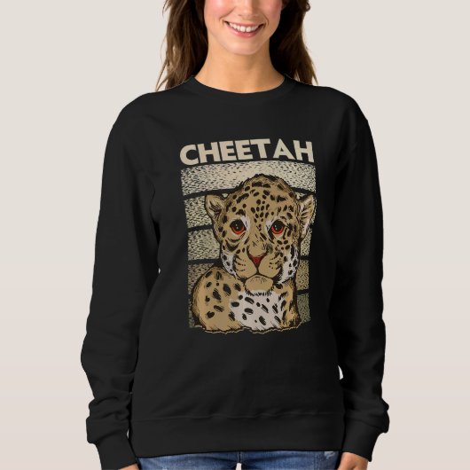 Zookeeping Wildlife Animal Zookeeper Cheetah 2 Trui (Voorkant)
