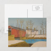 Zook's Mill Bridge - Lancaster Briefkaart (Voorkant / Achterkant)