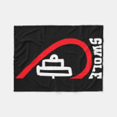 Zoolmaten Schattigee Workout Matching Couples Vale Fleece Deken (Voorkant (Horizontaal))