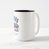 Zoölogen willen dat de wereld veiliger wordt tweekleurige koffiemok (Voorkant rechts)