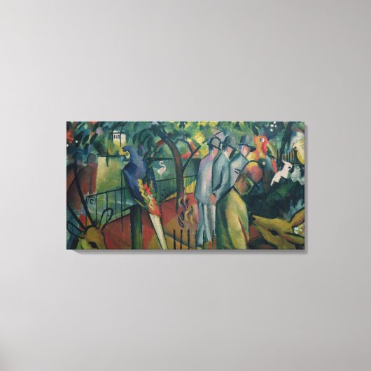 Zoological Garden I, 1912 Canvas Afdruk (Voorkant)