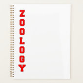 Zoölogie Planner (Voorkant)