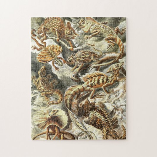 Zoologische ketch  Lizards Jigzaag Puzzle Legpuzzel (Verticaal)